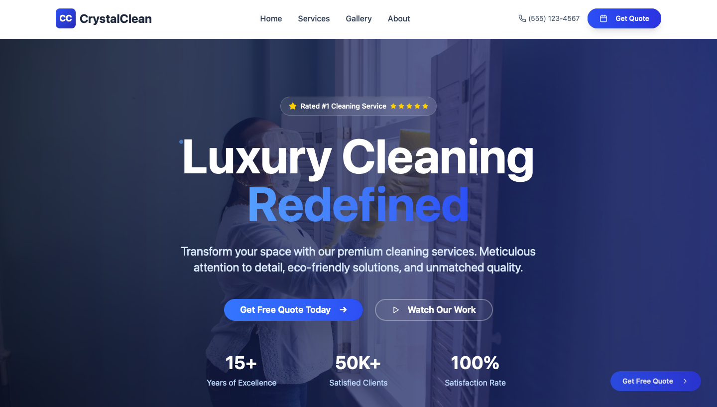 Crystal Clean concept