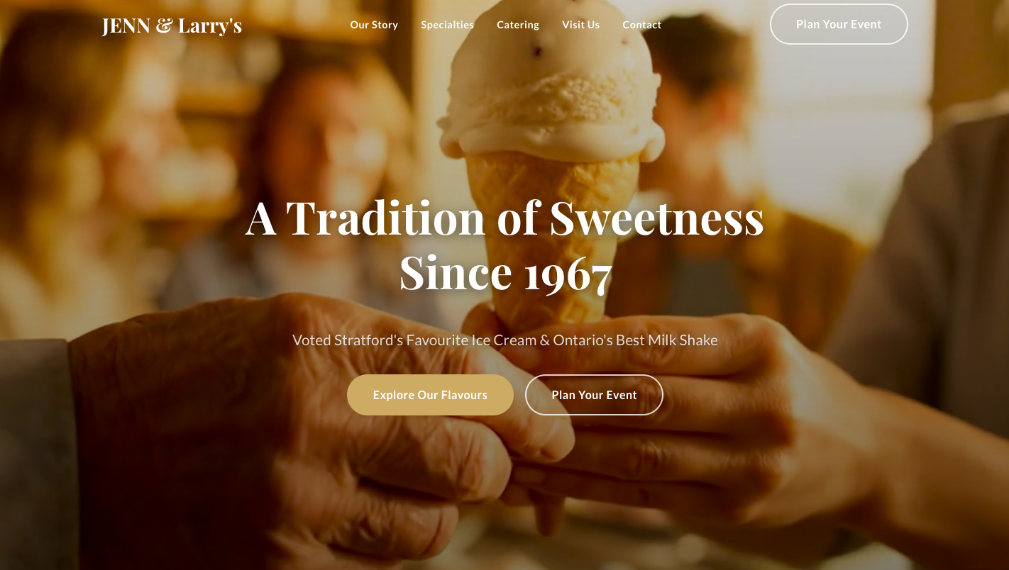 JENN & Larry's website