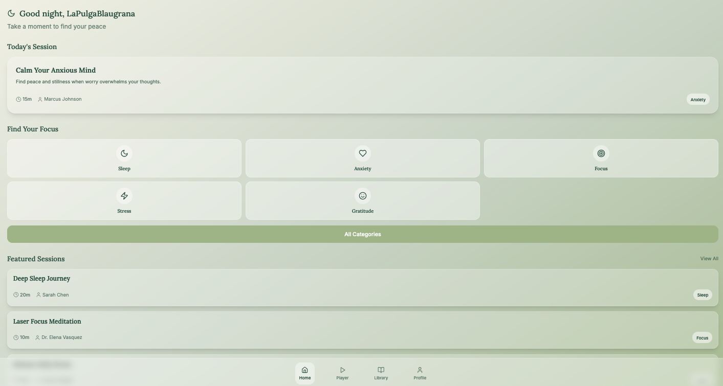 Mindful App concept